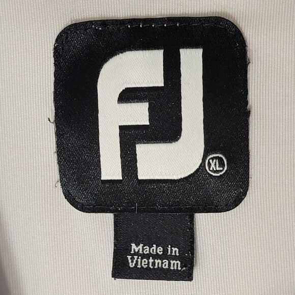 FootJoy FJ Polo Shirt Mens XL Blue Performance Short Sleeve Golfer Logo Outdoor - Picture 8 of 11